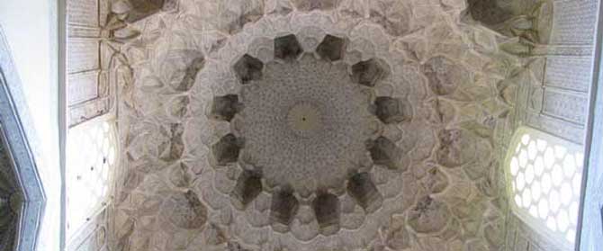 Uzbekistan Temple Ceiling